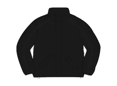 Supreme Brushed Twill Zip Jacket "Black"