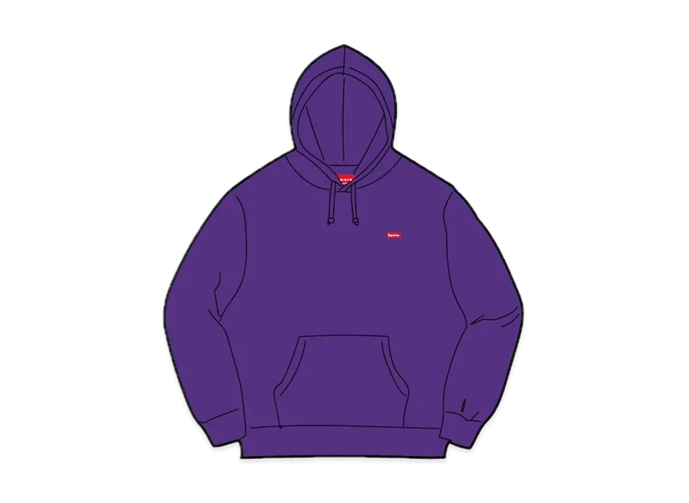 Supreme Small Box Hooded Sweatshirt "Purple" (22FW)