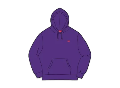 Supreme Small Box Hooded Sweatshirt "Purple" (22FW)