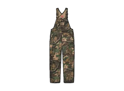 Supreme Cargo Denim Overalls "Branch Woodland Camo"