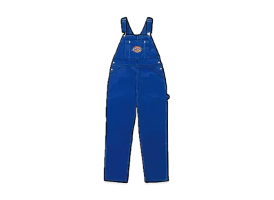 Supreme x Dickies Corduroy Overalls "Royal"