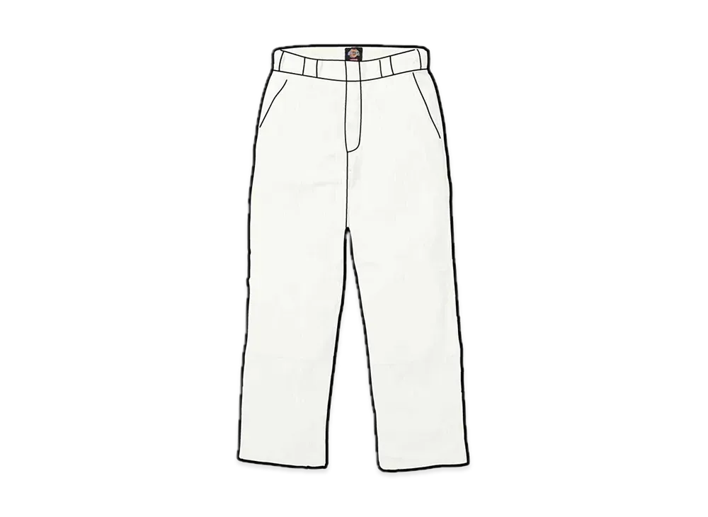 Supreme x Dickies Double Knee Corduroy Work Pant "White"