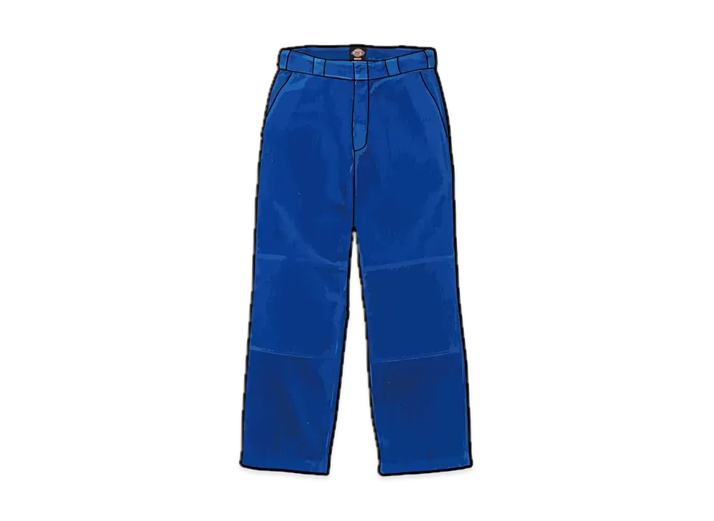 Supreme x Dickies Double Knee Corduroy Work Pant "Royal"