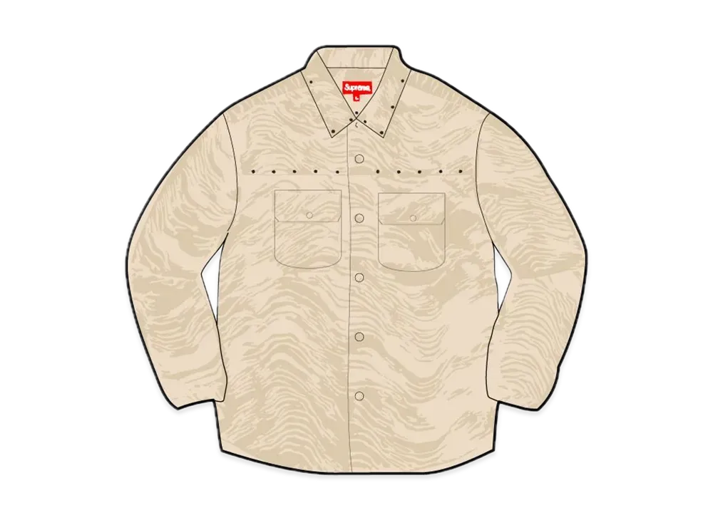 Supreme Studded Work Shirt "Stone"