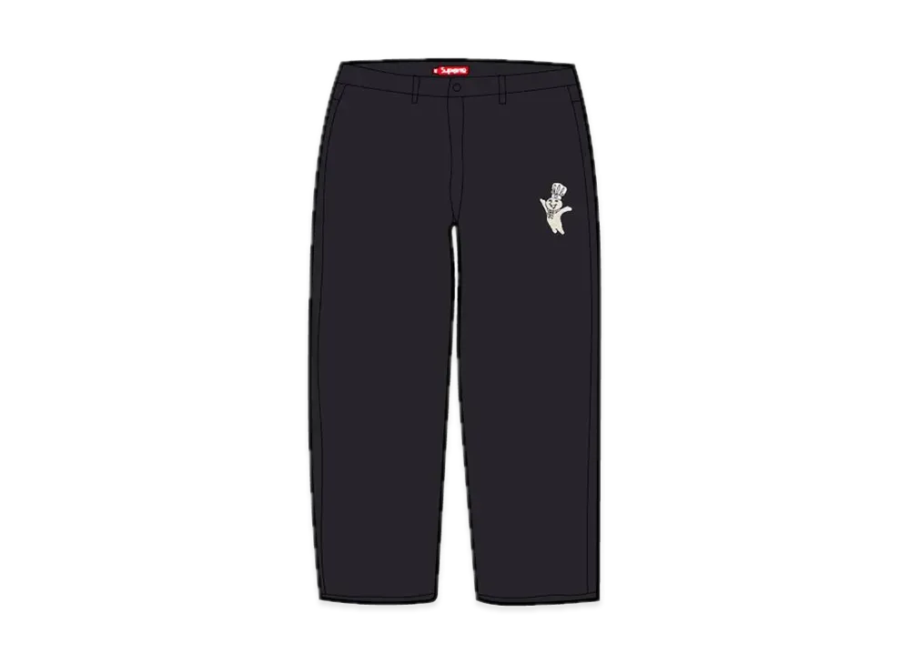 Supreme x Mitchell & Ness Doughboy Chino Pant "Black"