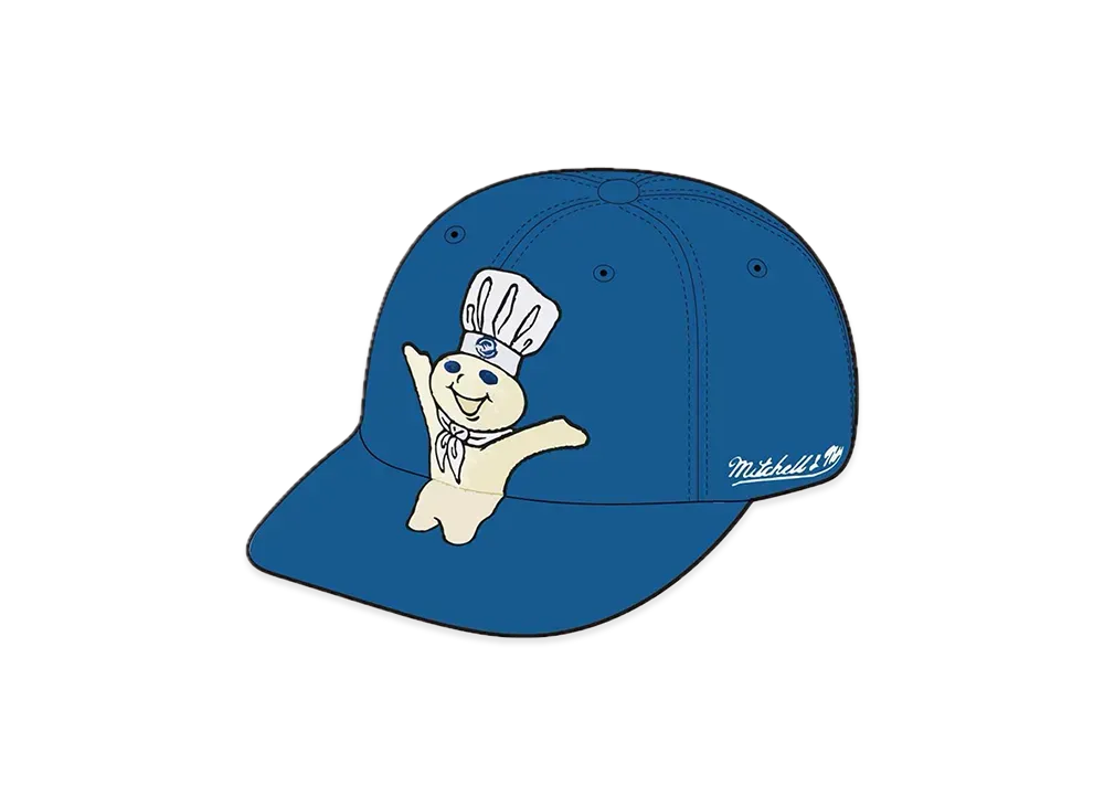 Supreme / Mitchell & Ness Doughboy Fitted 6-Panel "Blue"
