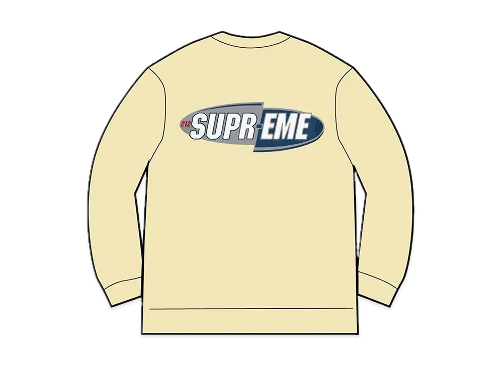 Supreme 212 Crewneck "Light Yellow"