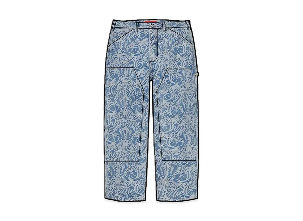 ●美中古 Supreme Double Knee Denim Pant 32 Supreme Double Knee Denim Utility Pant (SS22) - $168