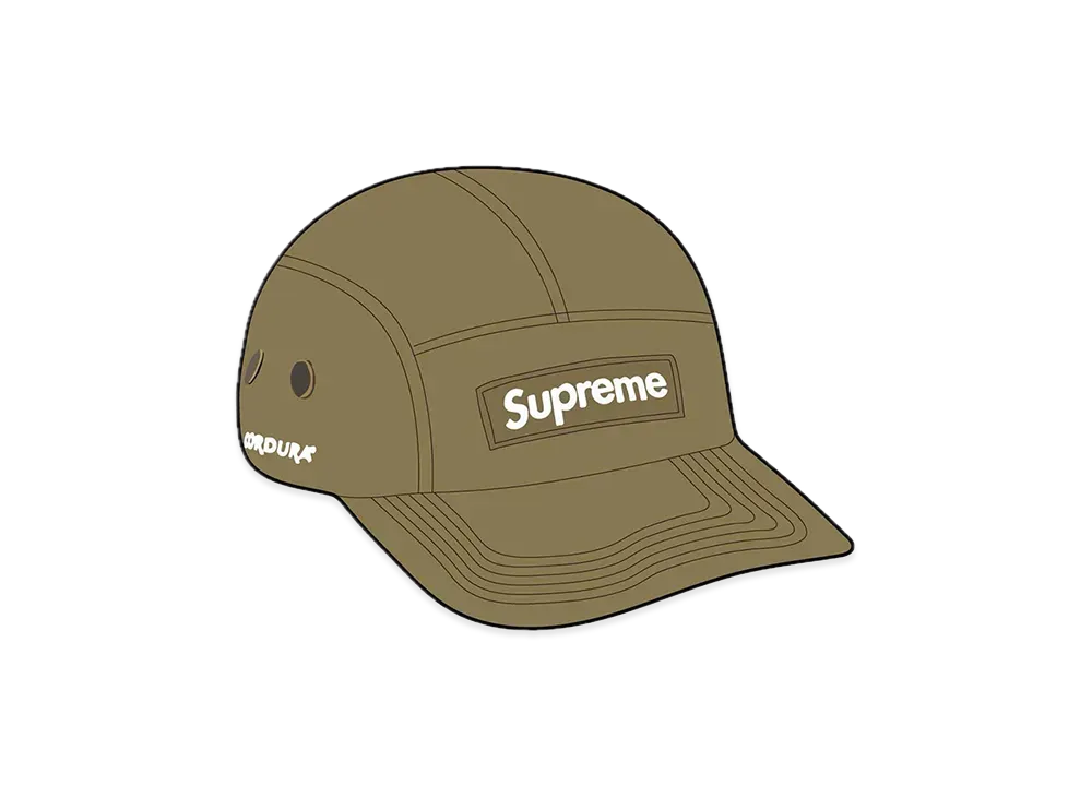 Supreme Brushed Cordura Camp Cap "Olive"