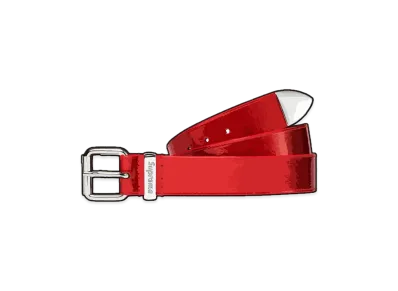 Supreme Glitter Vinyl Ranger Belt "Red"