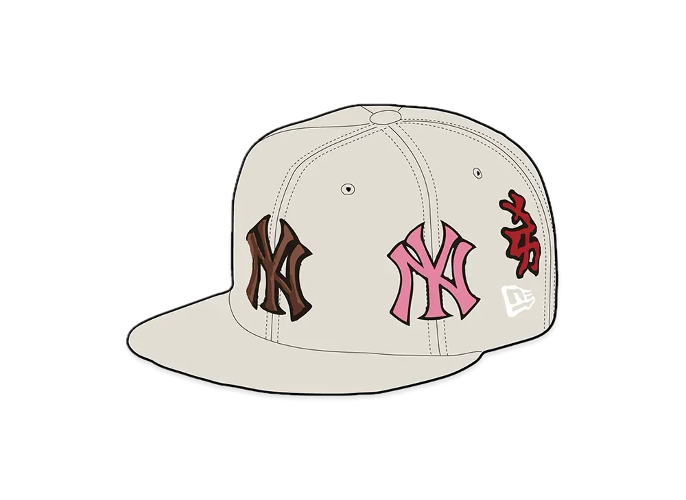Supreme / New York Yankees Kanji New Era "Tan"