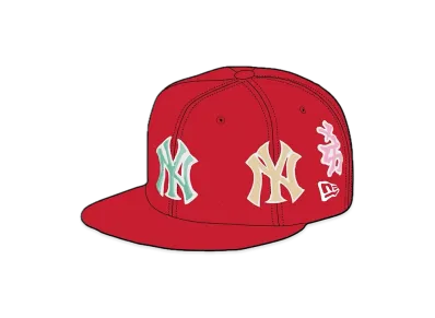 Supreme / New York Yankees Kanji New Era "Red"