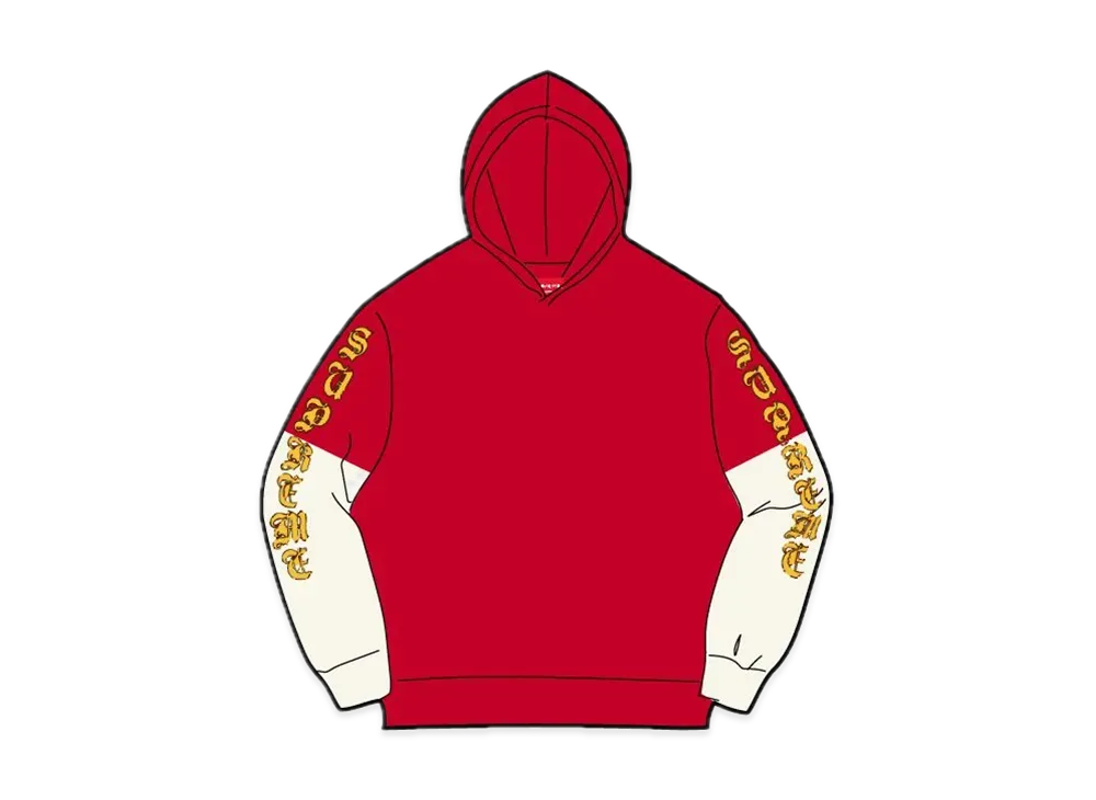 Supreme Layered Hooded L/S Top "Red"