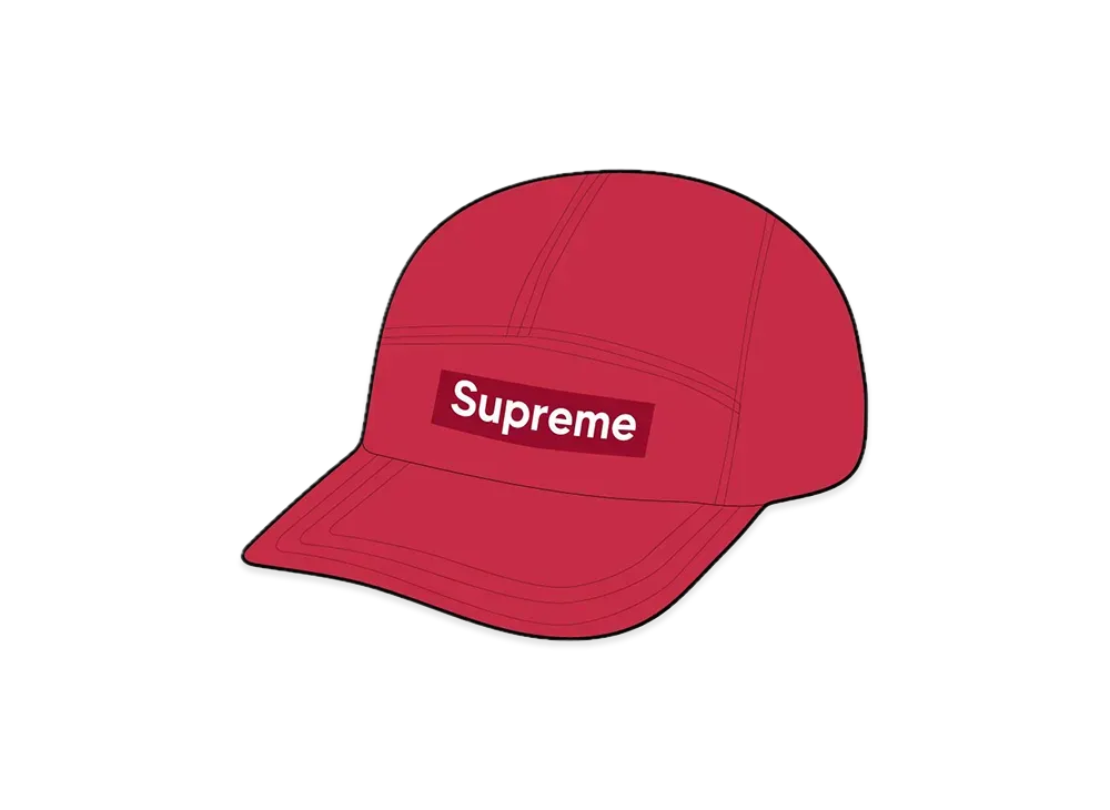 Supreme Quilted Liner Camp Cap "Red"