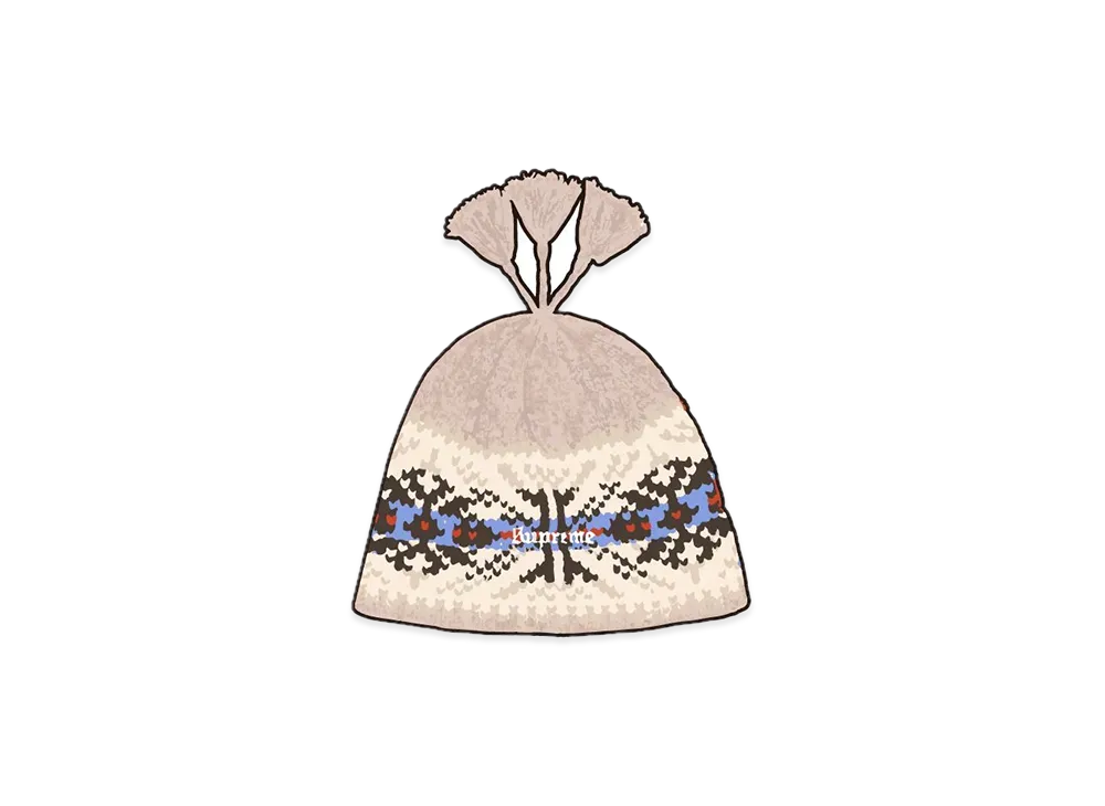 Supreme Tassel Beanie "Tan"