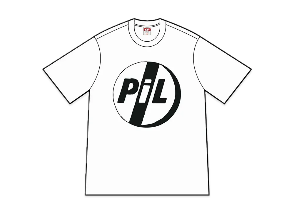 SUPREME PiL Public Image Ltd 限定シャツ 白 Supreme-PiL-Tee-White.jpg?fit=