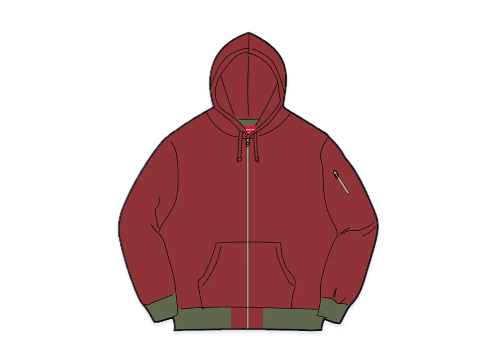 Supreme Faux Fur Reversible MA-1 "Olive"