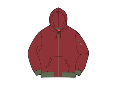 Supreme Faux Fur Reversible MA-1 "Olive"