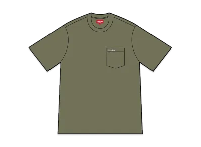 Supreme S/S Pocket Tee "Olive"(22FW)