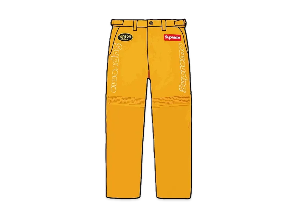 Supreme / Vanson Leathers Cordura Denim Racing Pant 