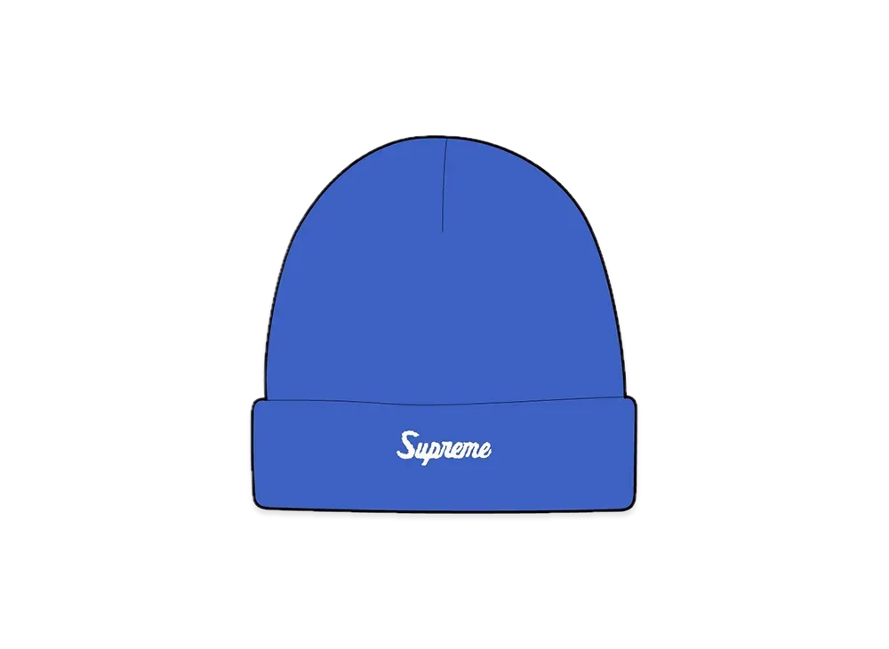 シュプリーム ルーズ ゲージ ビーニー "ブルー" (22FW)