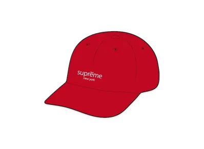 Supreme Waxed Wool 6-Panel "Red"