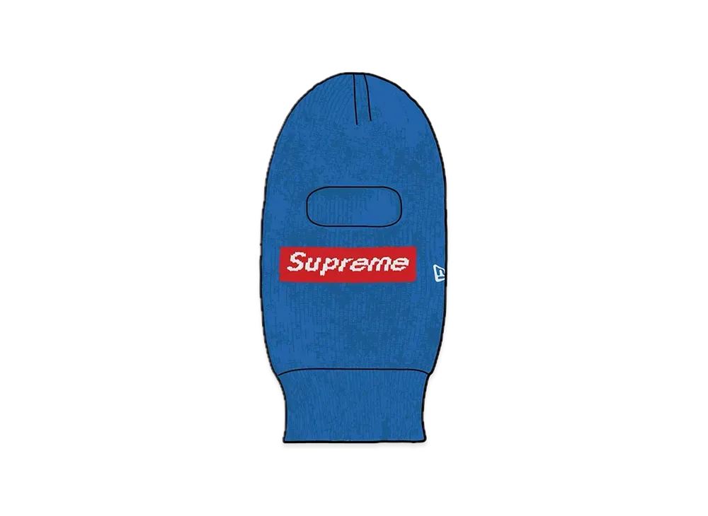 Supreme New Era Box Logo Balaclava "Blue"