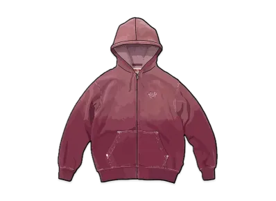 Supreme / True Religion Zip Up Hooded Sweatshirt "Eggplant"