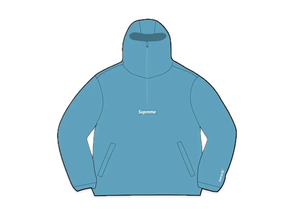 Supreme Polartec Facemask Half Zip Pullover "Dusty Teal"