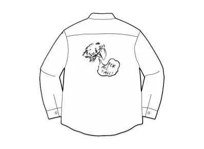 Supreme Raymond Pettibon Work Shirt "White"