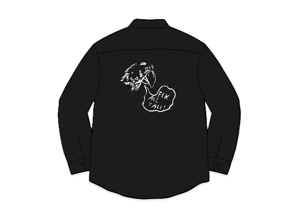 Supreme Raymond Pettibon Work Shirt "Black"