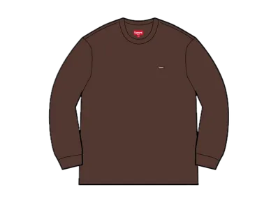 Supreme Small Box L/S Tee "Dark Brown"(22FW)