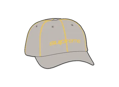 Supreme Piping 6-Panel "Grey"