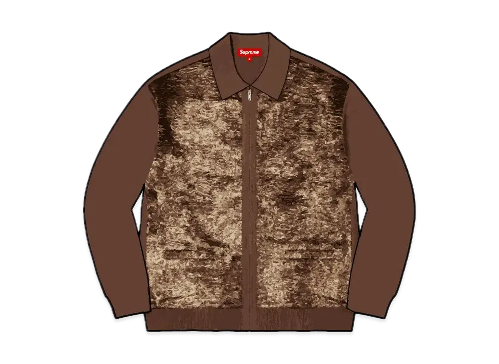 専用 Supreme FAUX FUR ZIP UP CARDIGAN Mサイズ Supreme Faux Fur Zip Up Cardigan 