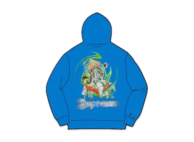 Supreme Lakshmi Zip Up Hooded Sweatshirt "Bright Blue"
