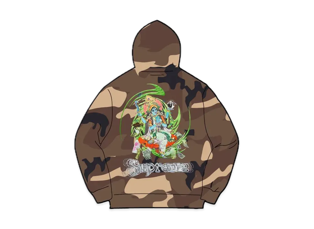 Supreme Lakshmi Zip Up Hooded Sweatshirt 