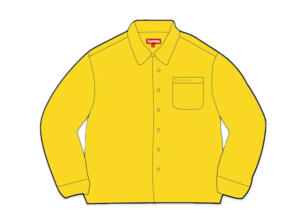 Supreme Nylon Filled Shirt "Yellow"