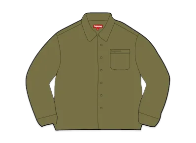 Supreme Nylon Filled Shirt "Olive"