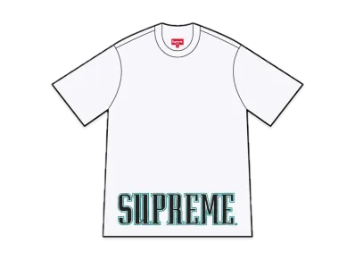 Supreme Contrast Applique S/S Top "White"