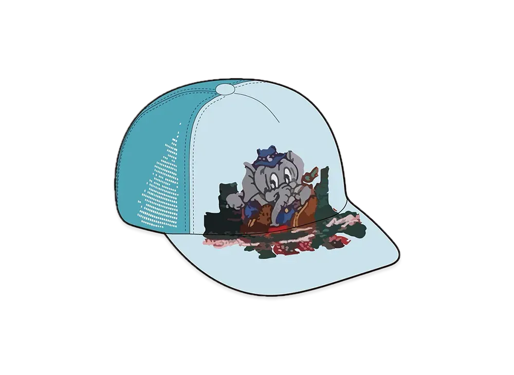 Supreme Elephant Mesh Back 5-Panel "Blue"