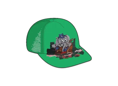 Supreme Elephant Mesh Back 5-Panel "Green"