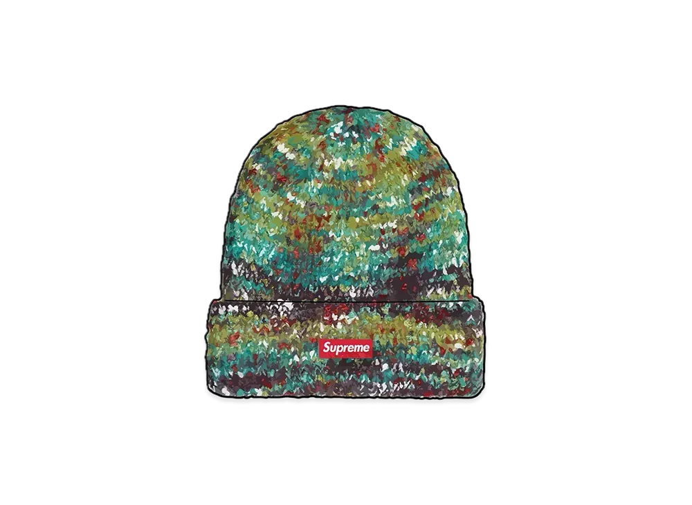 Supreme Space Dye Beanie "Teal"