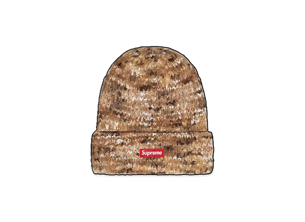 Supreme Space Dye Beanie "Tan"