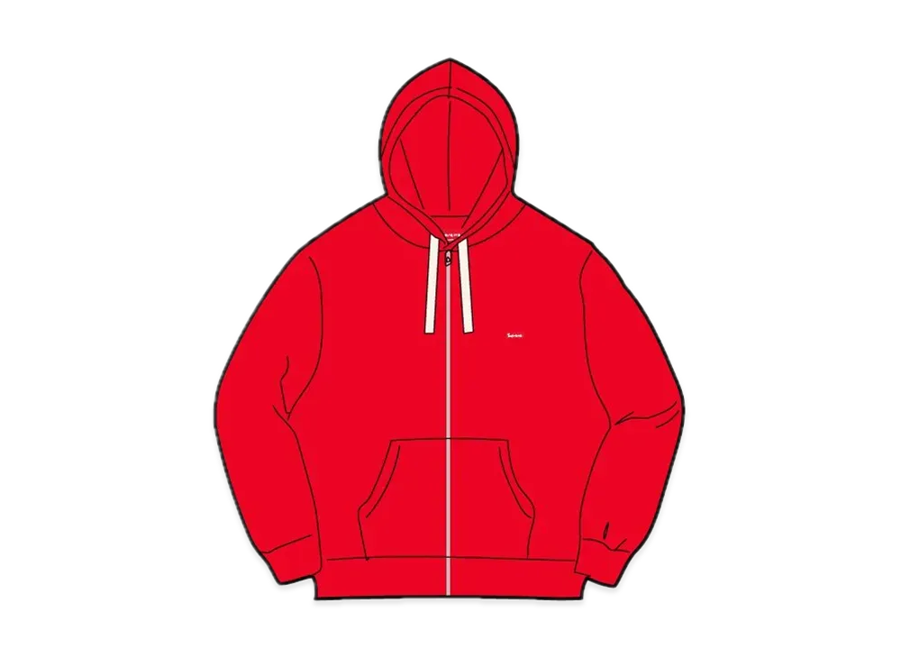 Supreme Small Box Drawcord Zip Up Hooded Sweatshirt 