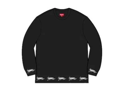 Supreme Signature L/S Top "Black"