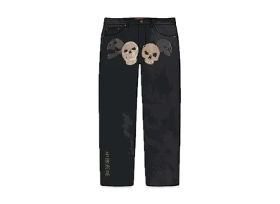 Supreme / Great China Wall Canvas 5-Pocket Jean "Black"