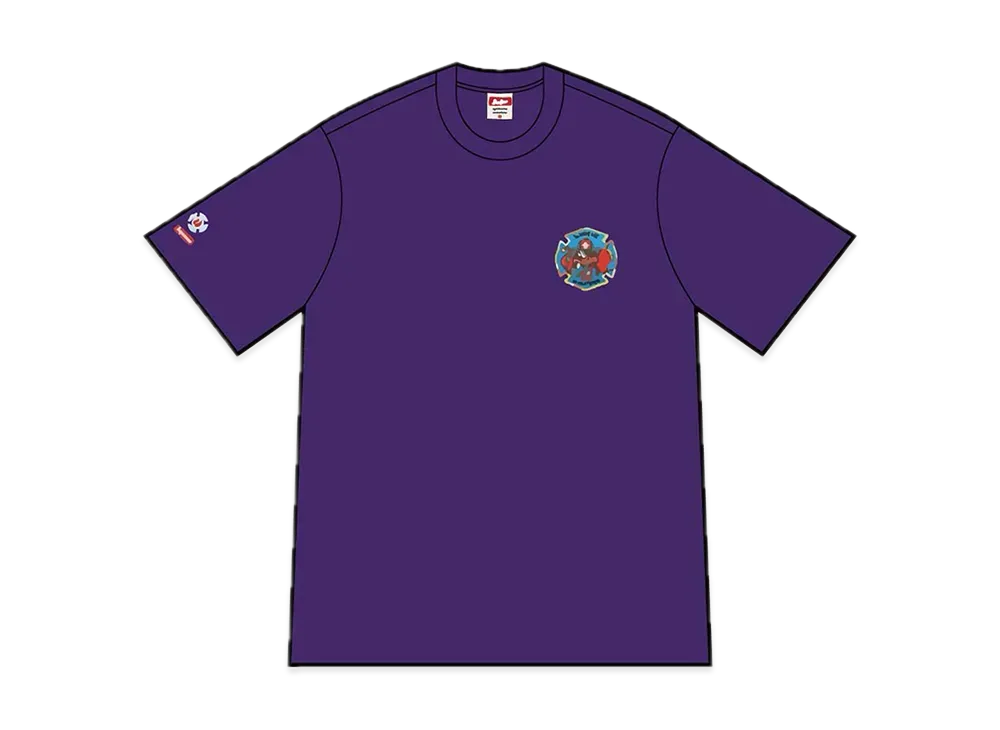 Supreme FDNY Engine 9 Tee "Purple"