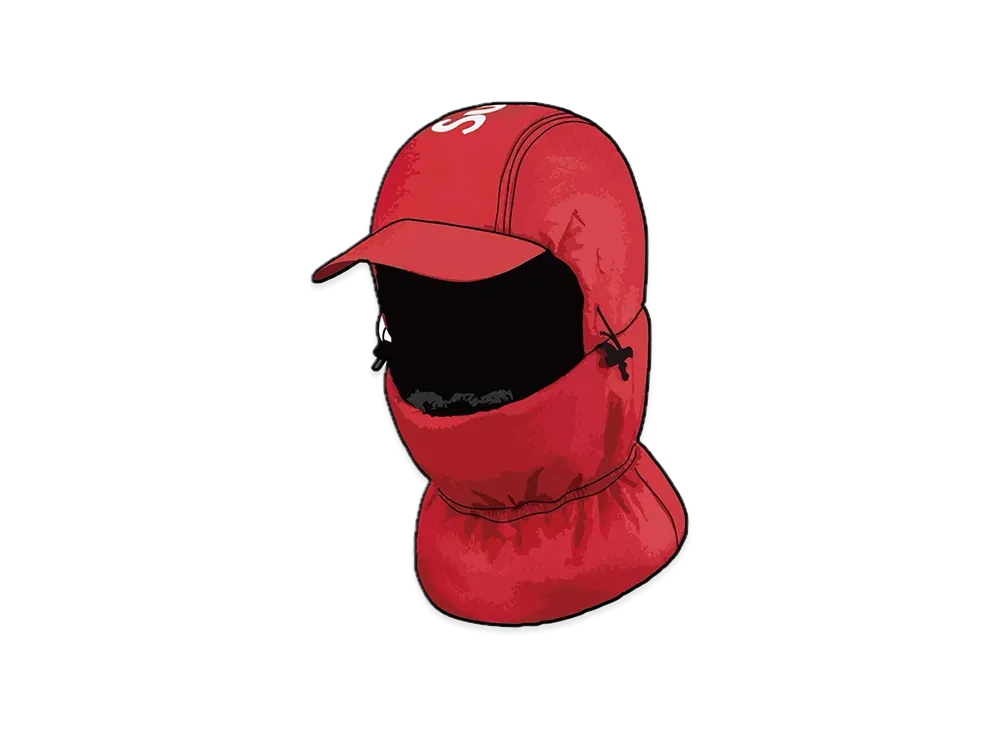 Supreme Cordura Puffer Balaclava "Red"