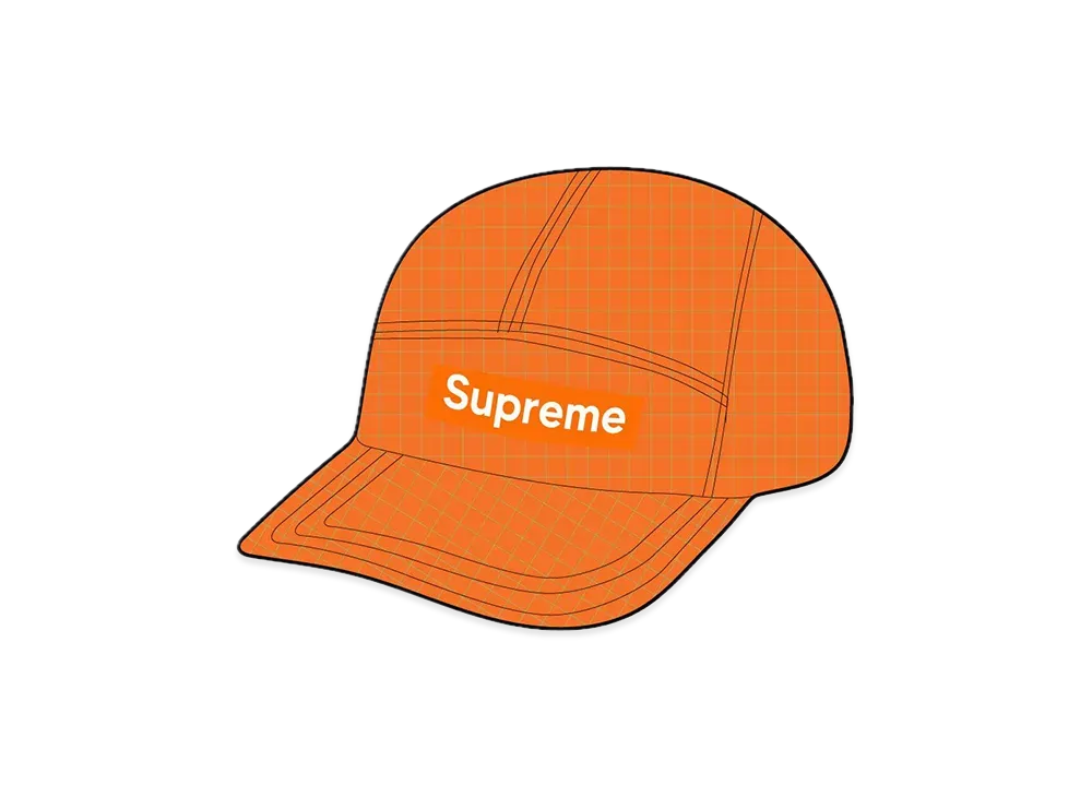Supreme Glow Ripstop Camp Cap "Orange"