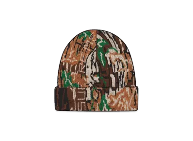 Supreme Trebark Camo Beanie "Brown"